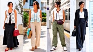 25 White Crochet Vest Outfit Ideas for Breezy Days