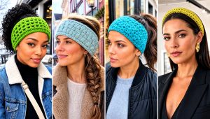 25 Winter Crochet Headband Outfit Ideas for Snow Days