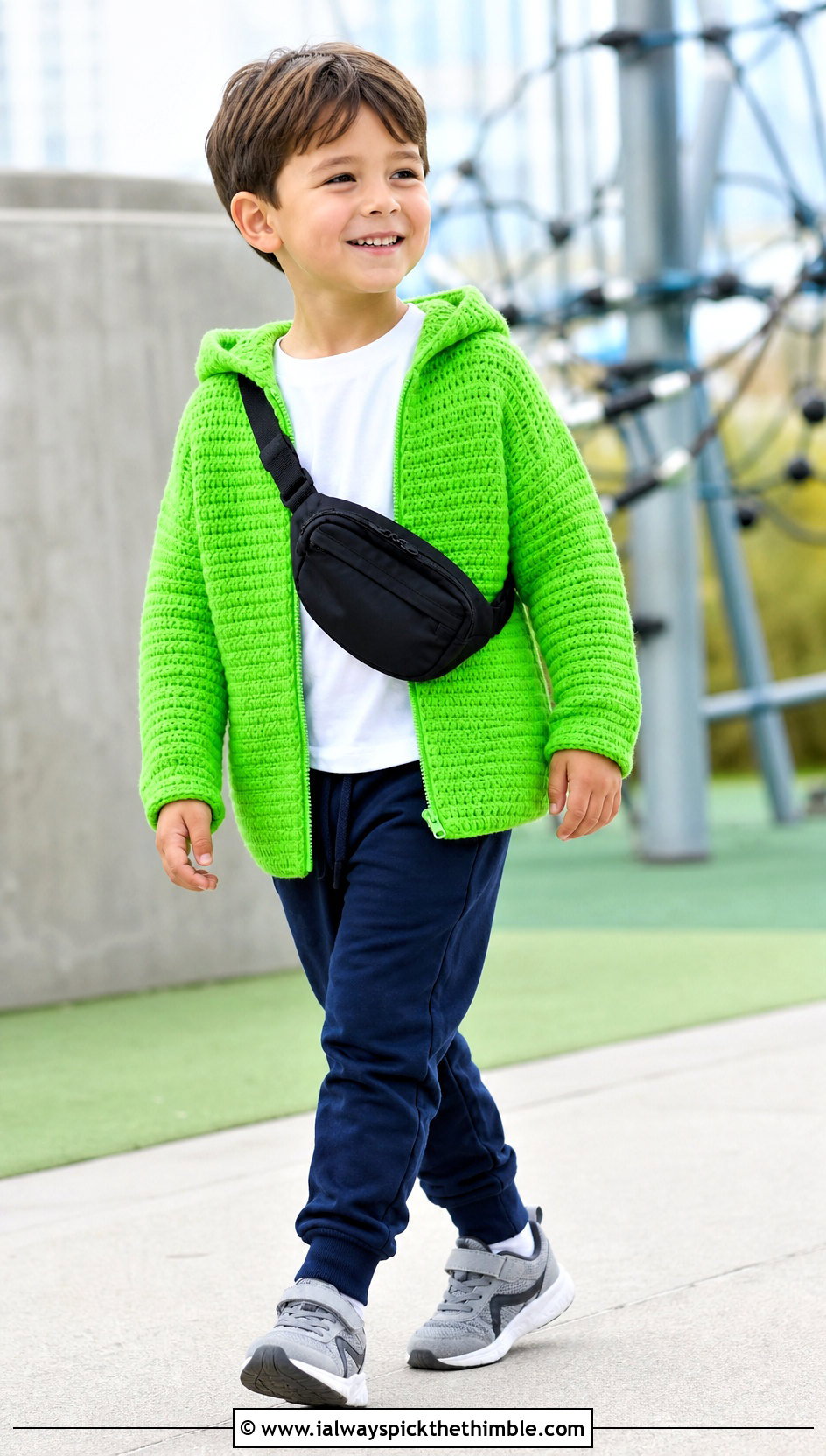 5T Hooded Crochet Sweater With Joggers - 15 5T Crochet Sweater outfit ideas