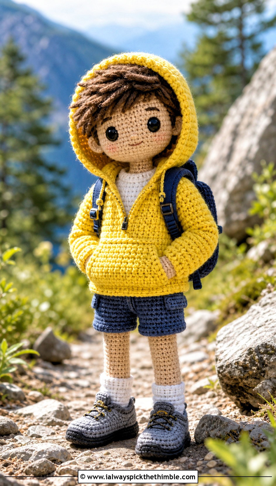 Amigurumi Anorak And Hiking Shorts Outfit - 20 amigurumi outfits ideas