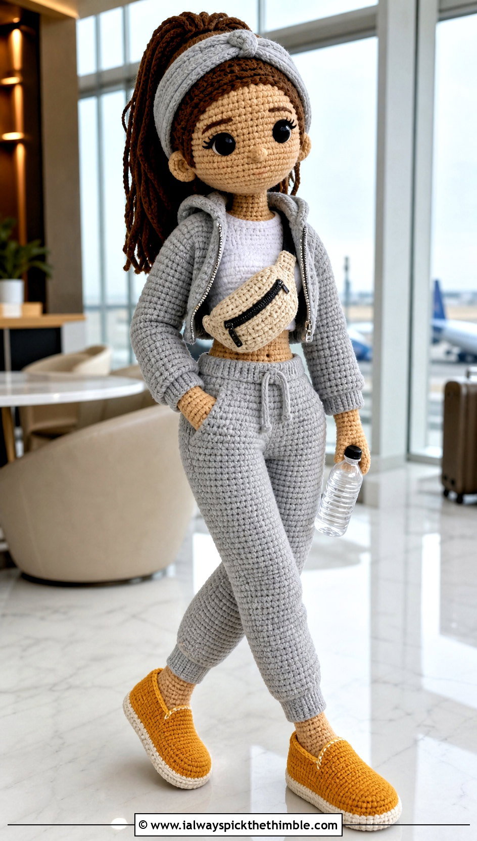 Amigurumi Doll Slip On Shoes With Jogger Set - 20 amigurumi doll shoes outfit ideas