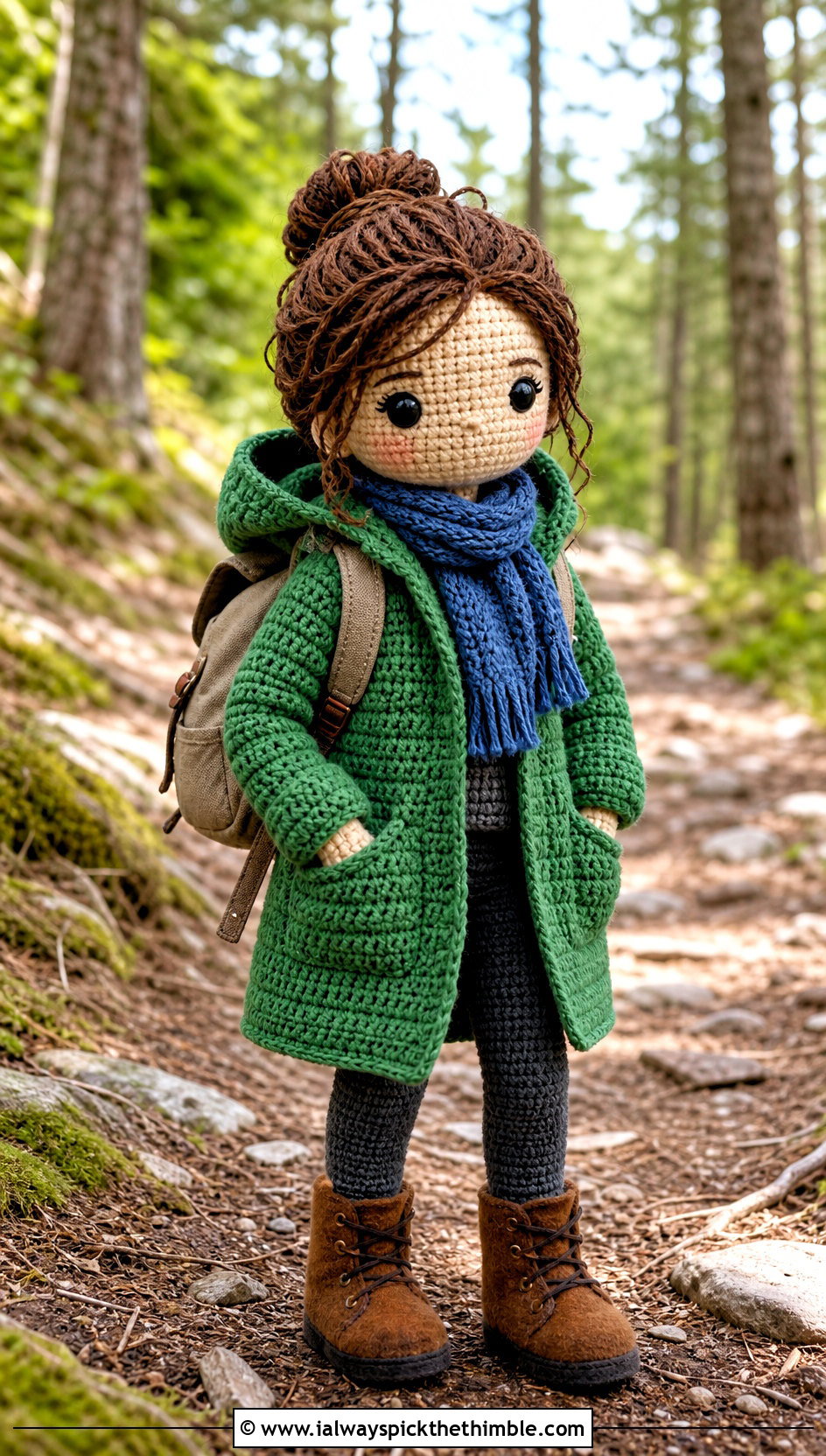 Amigurumi Parka With Leggings and Hiking Boots - 25 amigurumi clothes and outfit ideas