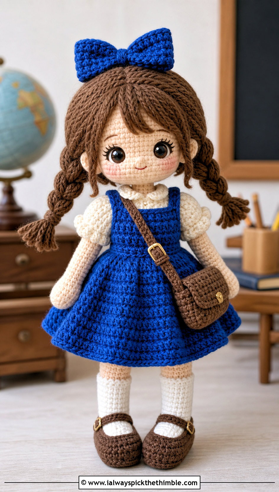 Amigurumi Pinafore Dress Outfit - 20 amigurumi outfits ideas