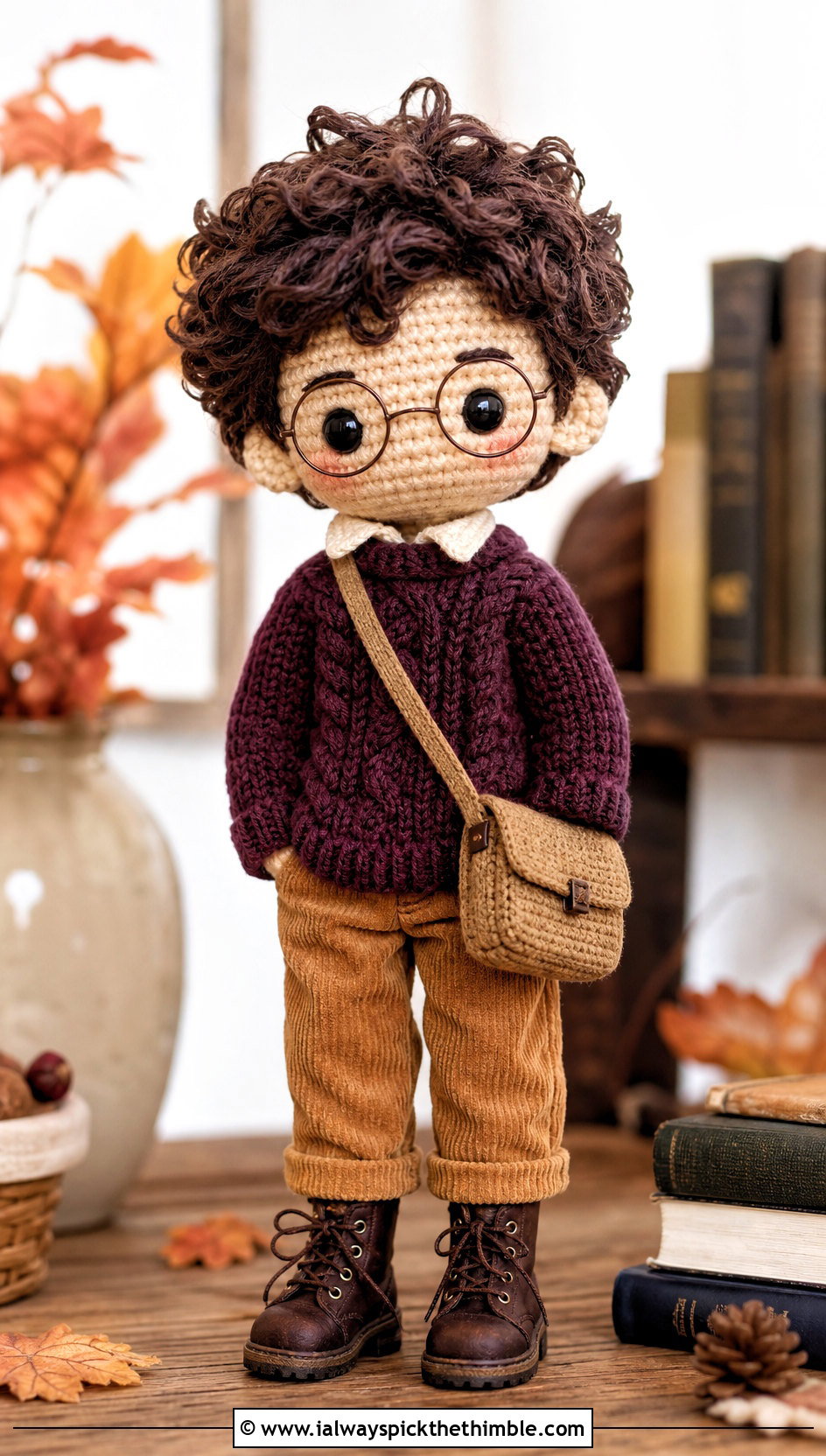Amigurumi Sweater And Corduroy Pants Outfit - 20 amigurumi outfits ideas
