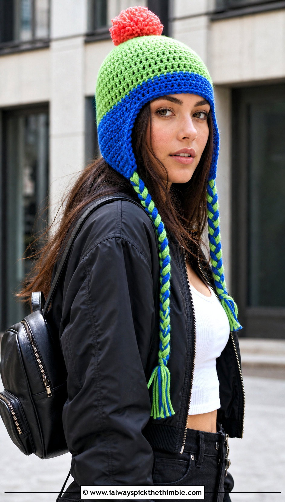 Braided Tie Crochet Firefly Jayne Hat With Cargo Pants - 15 Crochet Firefly Jayne Hat outfit ideas