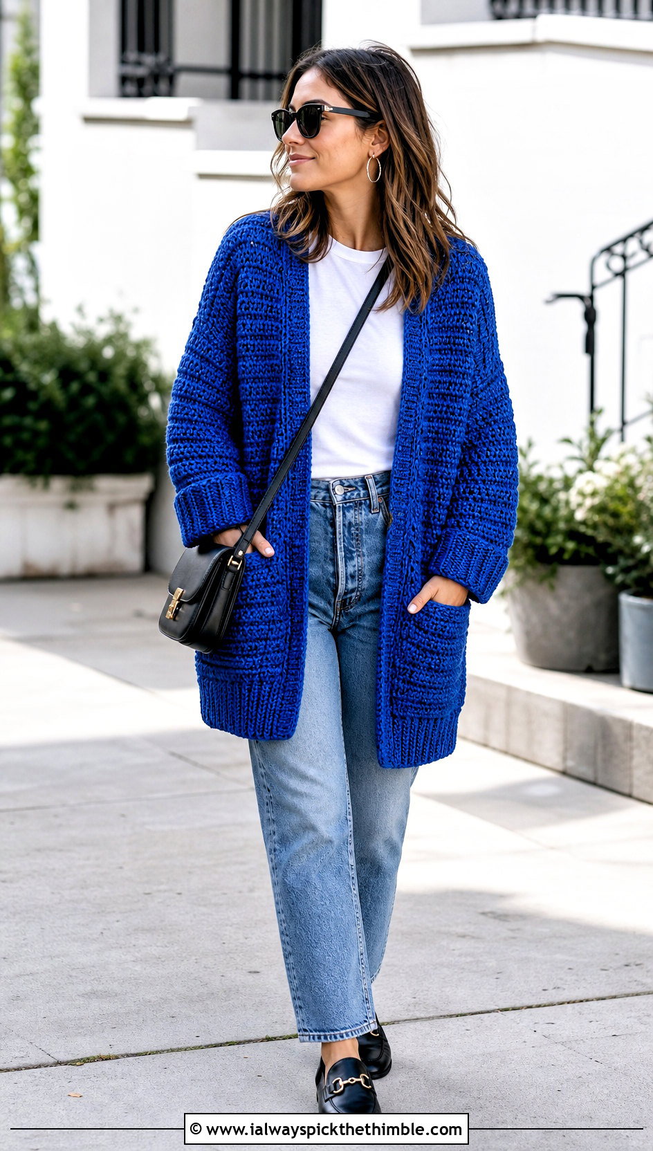 Briar Pocket Crochet Cardigan With Straight Leg Jeans - 15 Briar Pocket Crochet Cardigan outfit ideas