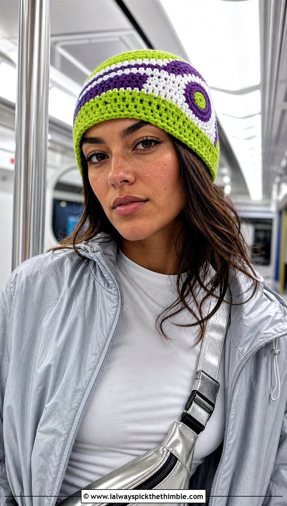 Buzz Lightyear Color Block Crochet Disney Beanie With Track Pants - 20 Crochet Disney Beanie outfit ideas