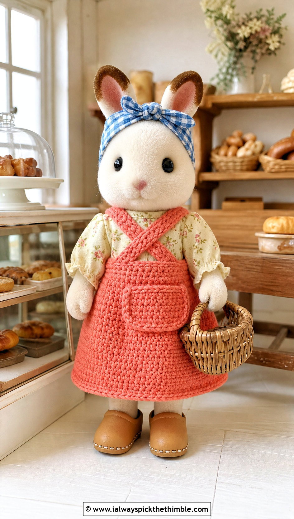 Calico Critters Crochet Apron Dress Outfit - 20 Calico Critters Crochet Clothes and outfit ideas