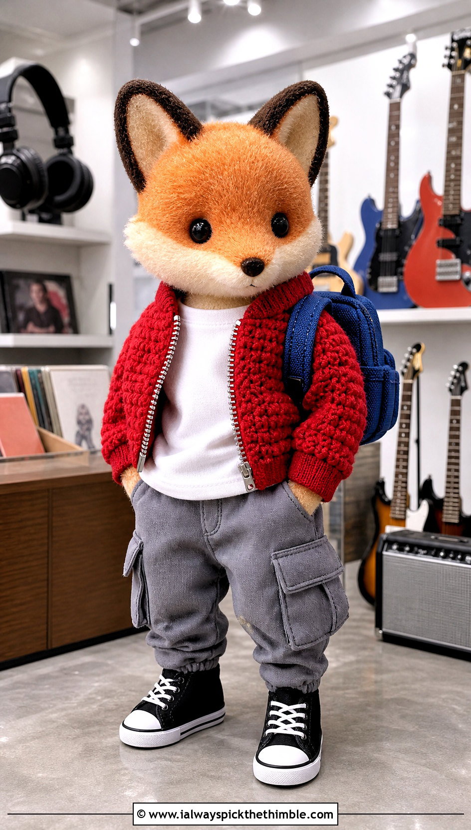 Calico Critters Crochet Bomber Jacket Outfit - 20 Calico Critters Crochet Clothes and outfit ideas