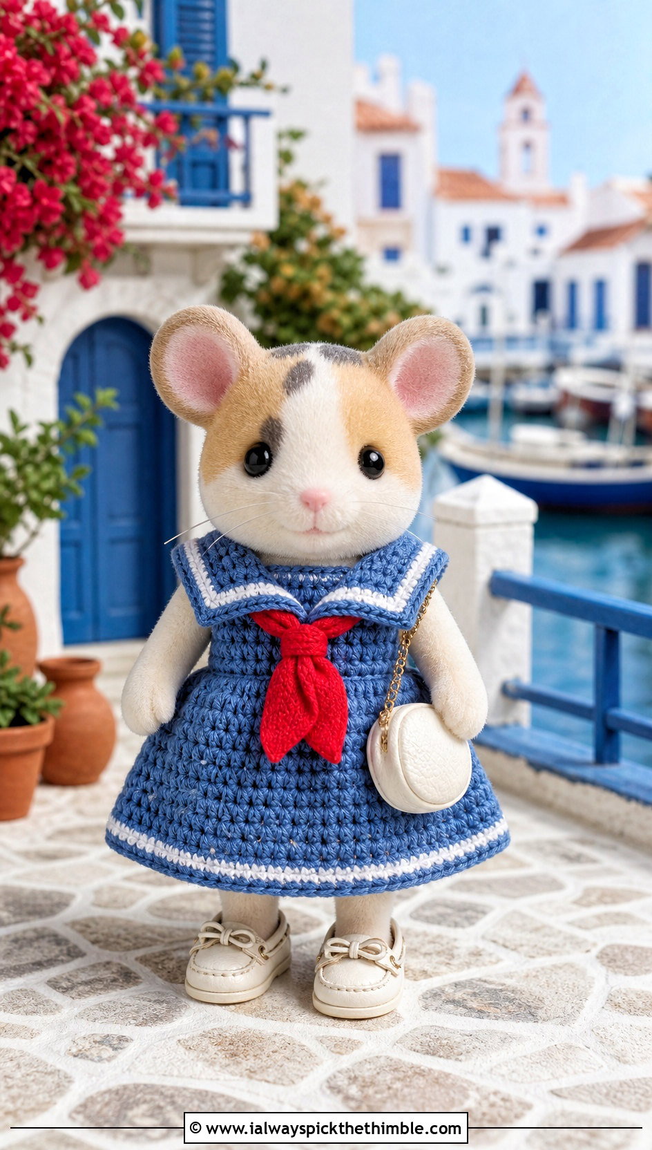 Calico Critters Crochet Sailor Dress Outfit - 20 Calico Critters Crochet Clothes and outfit ideas
