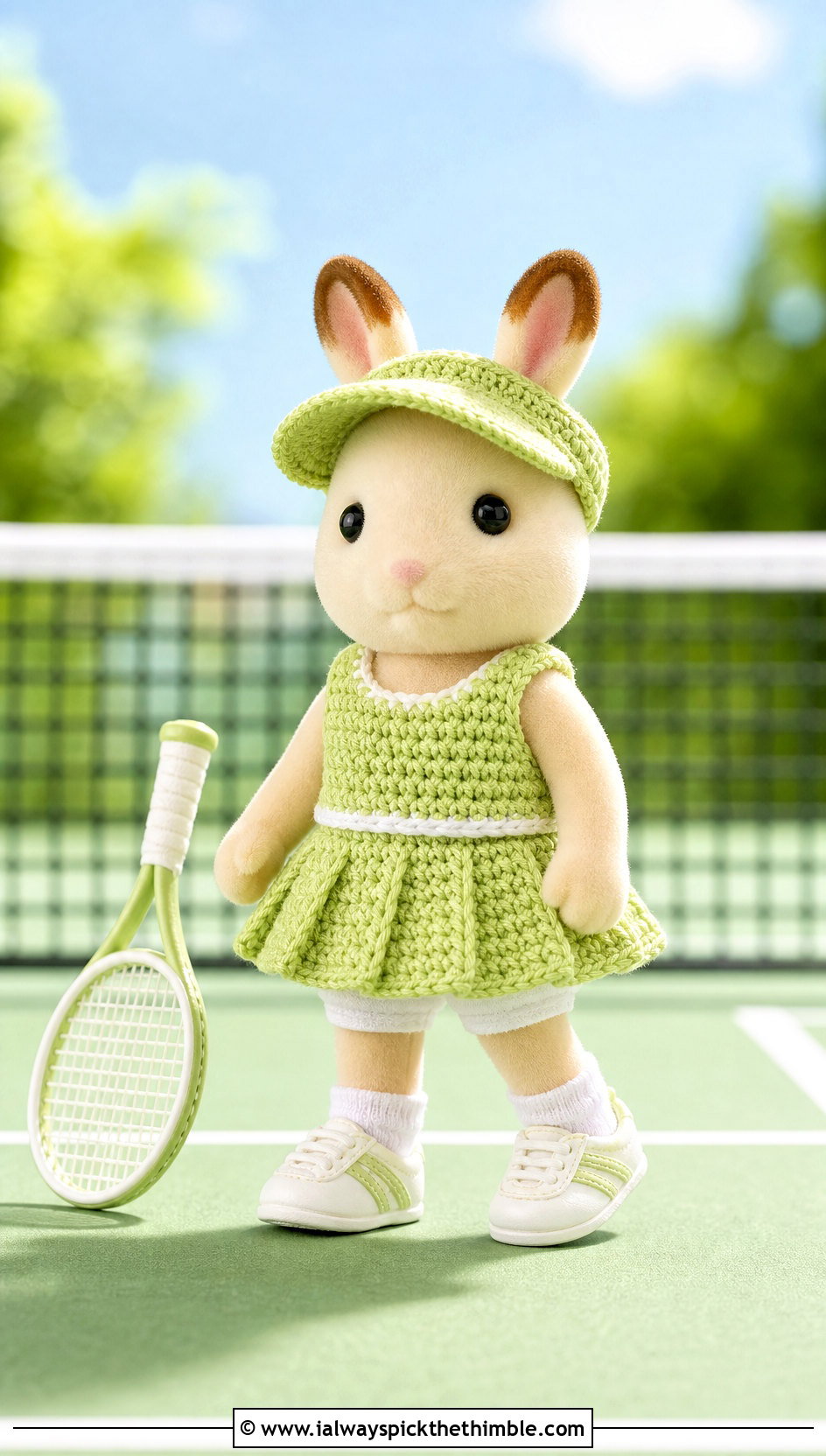 Calico Critters Crochet Tennis Set Outfit - 20 Calico Critters Crochet Clothes and outfit ideas