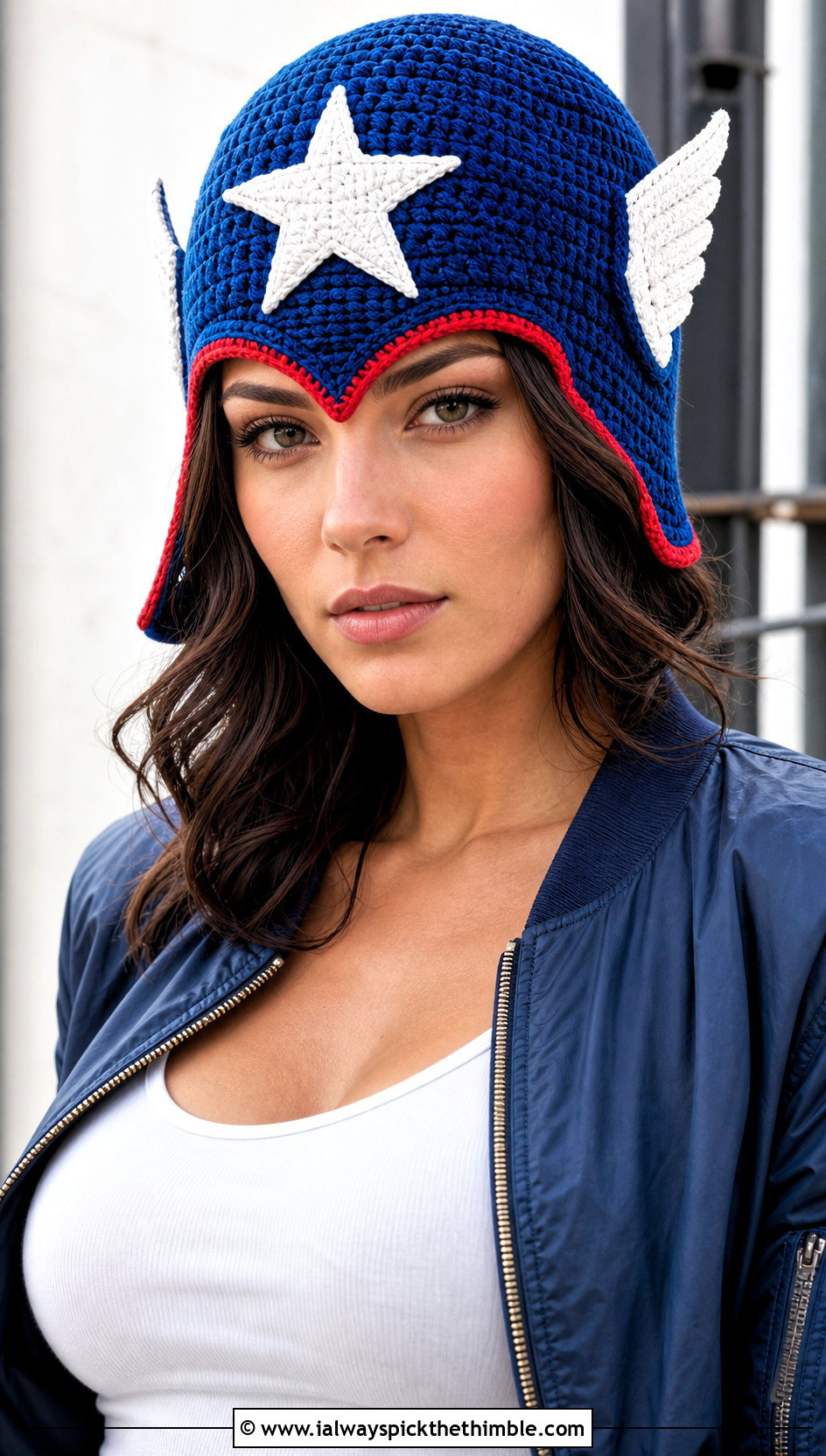 Captain America Helmet Hat With Cargo Pants - 20 Crochet Captain America Hat outfit ideas