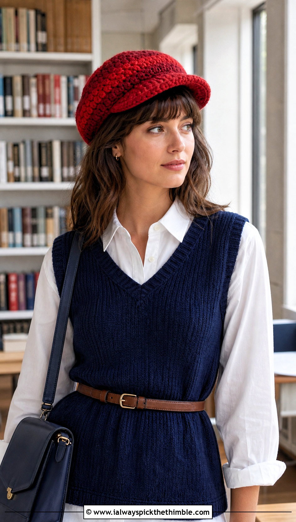 Caron Latte Cakes Newsboy Cap With Sweater Vest And Trousers - 20 caron latte cakes crochet hat outfit ideas