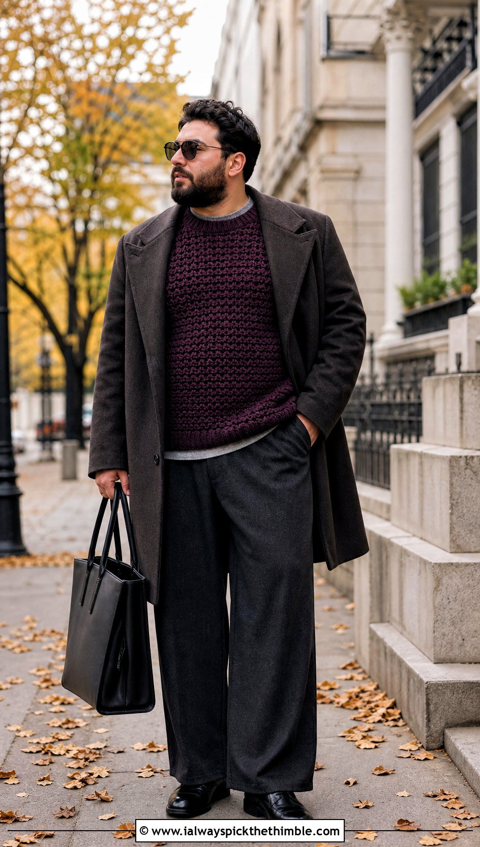 Chunky Crochet Top With Wool Trousers - 25 Mens Crochet Top outfit ideas