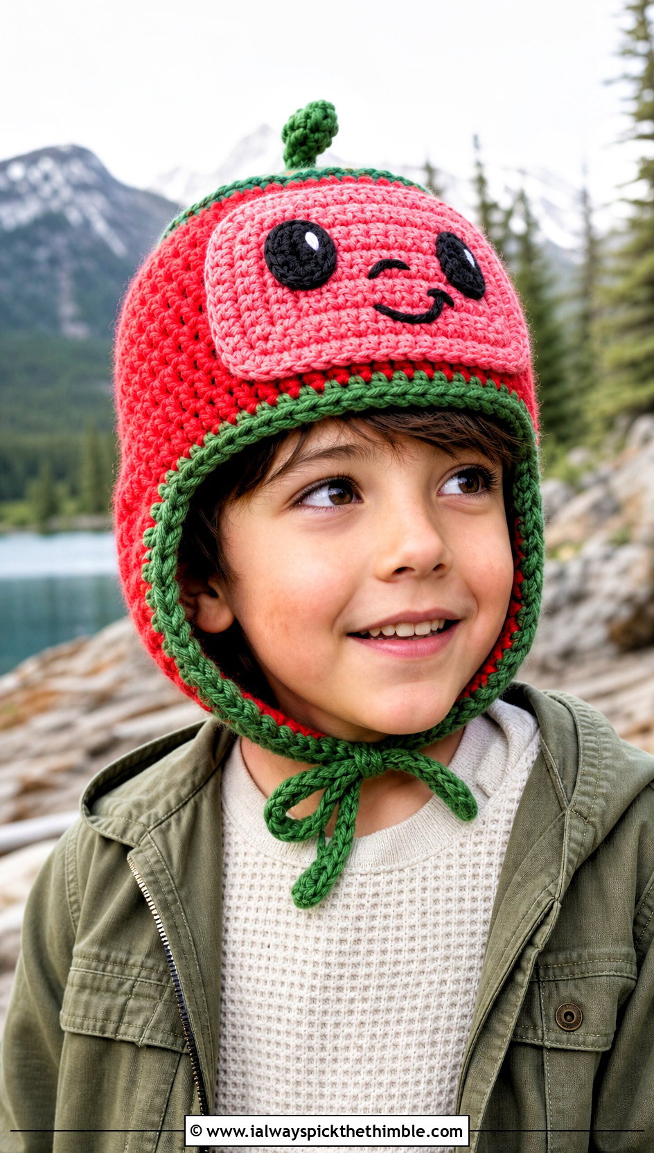 Cocomelon Crochet Aviator Hat With Utility Jacket - 20 Cocomelon Crochet Hat outfit ideas