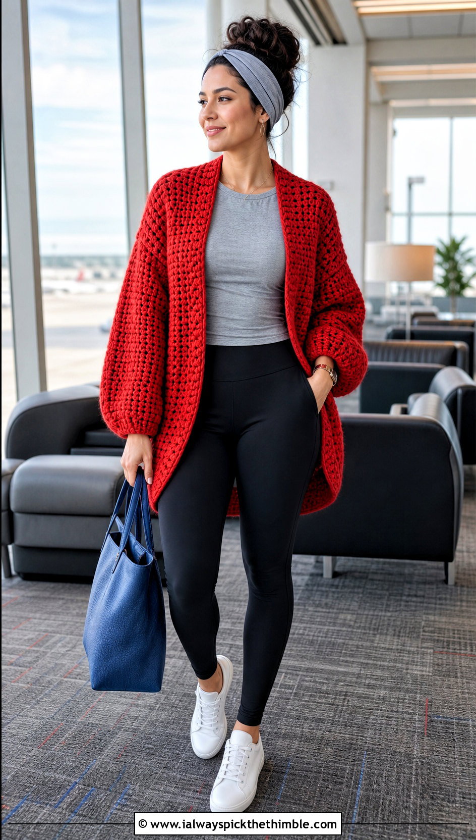 Cocoon Crochet Cardigan With Leggings - 20 kawaii crochet cardigan outfit ideas