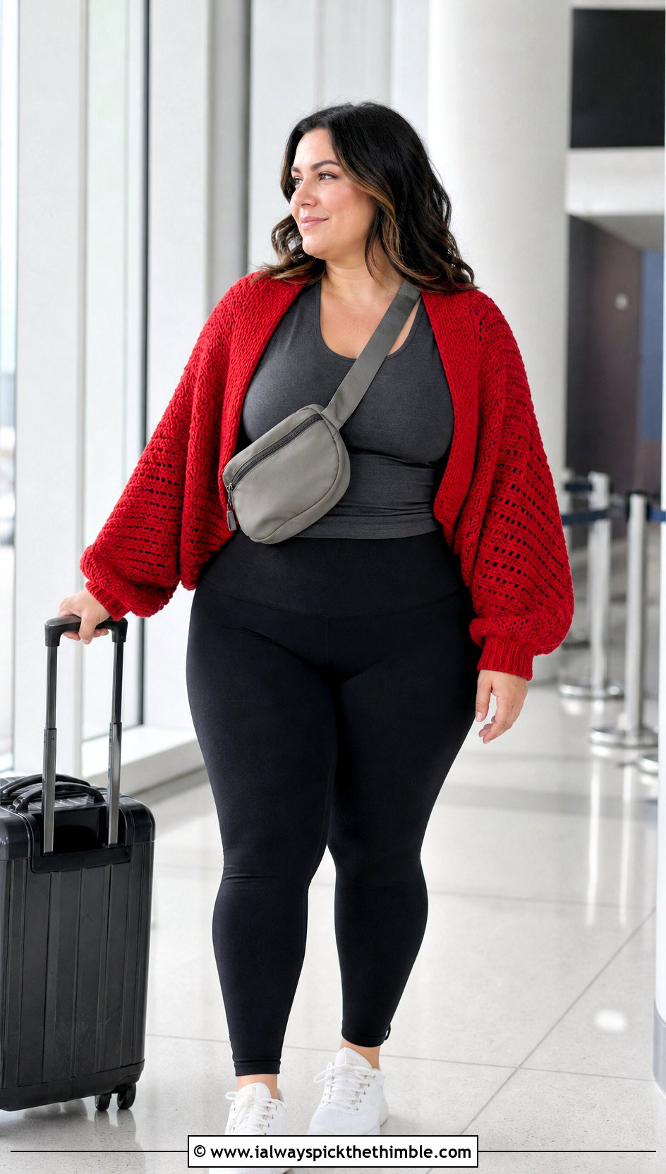 Cocoon Crochet Long Sleeve Shrug With Leggings And Sneakers - 20 crochet long sleeve shrug outfit ideas
