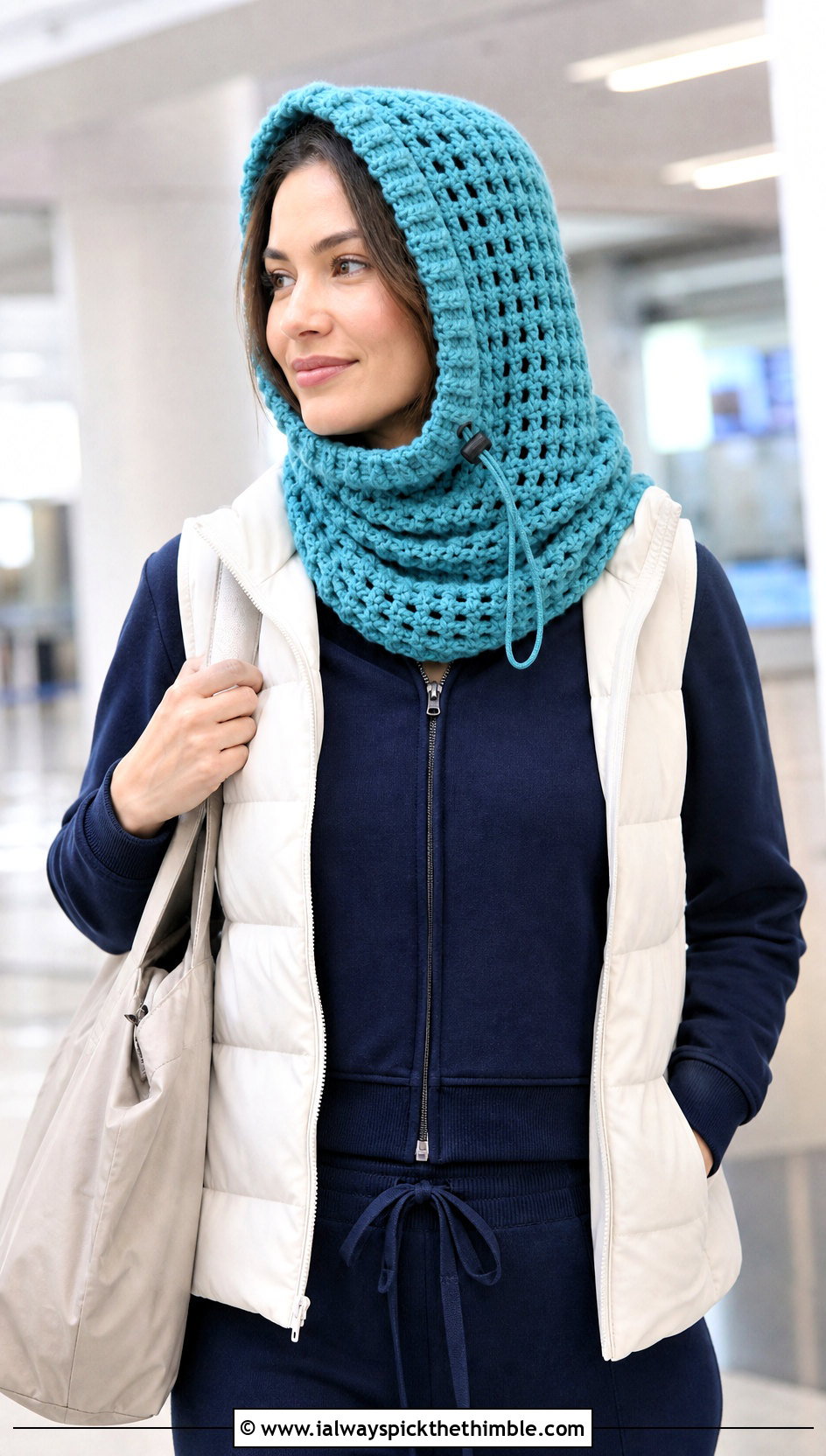 Convertible Katniss Crochet Hat Cowl With Travel Set - 15 katniss crochet hat outfit ideas