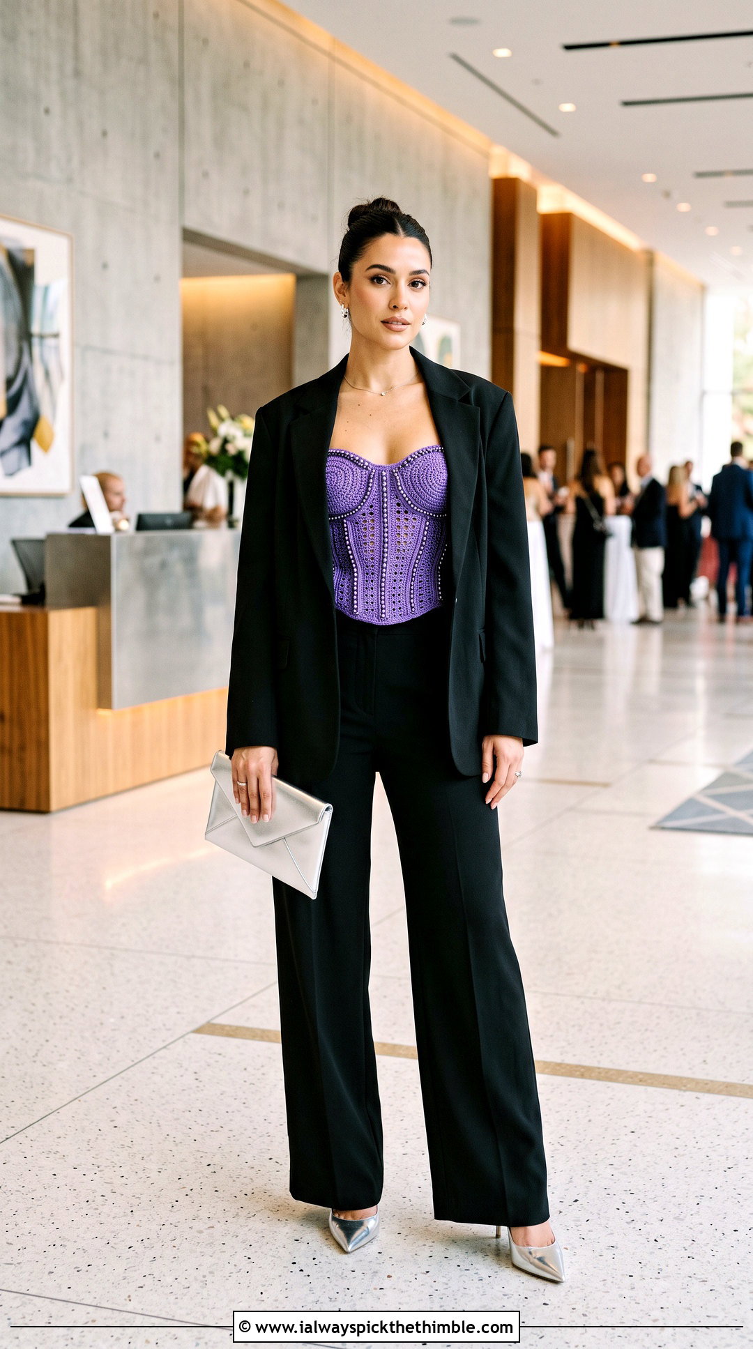 Corset Crochet Top With Beads And Matching Suit - 25 Crochet Top With Beads outfit ideas