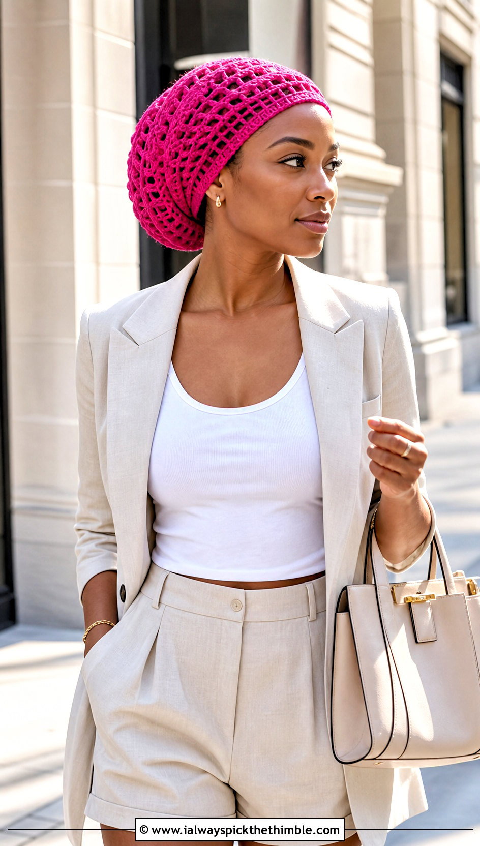 Cotton Crochet Dread Cap With Shorts Suit - 20 Crochet Dread Cap outfit ideas