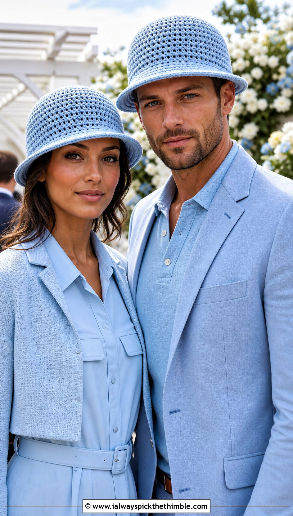 Couples Crochet Cloche Hats With Midi Outfits - 15 Couples Crochet Hats outfit ideas