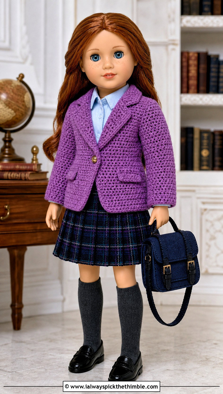 Crochet Amigurumi Doll Blazer And Kilt Outfit - 20 Crochet Amigurumi Doll Clothes and outfit ideas