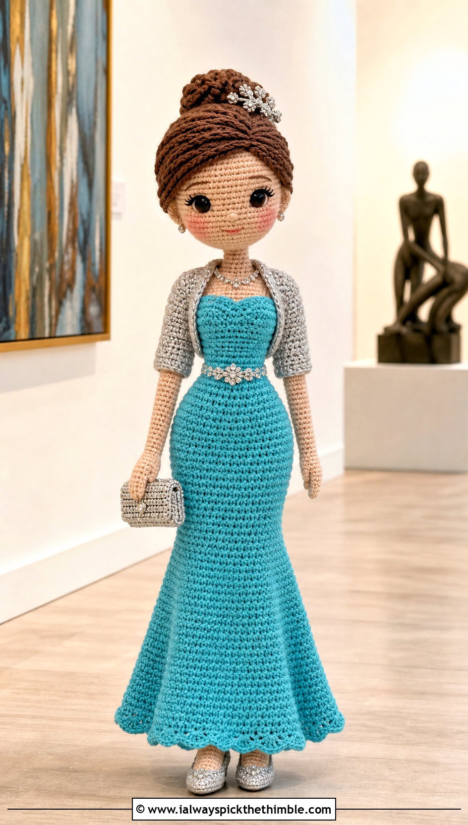 Crochet Amigurumi Doll Evening Gown Outfit - 20 Crochet Amigurumi Doll Clothes and outfit ideas