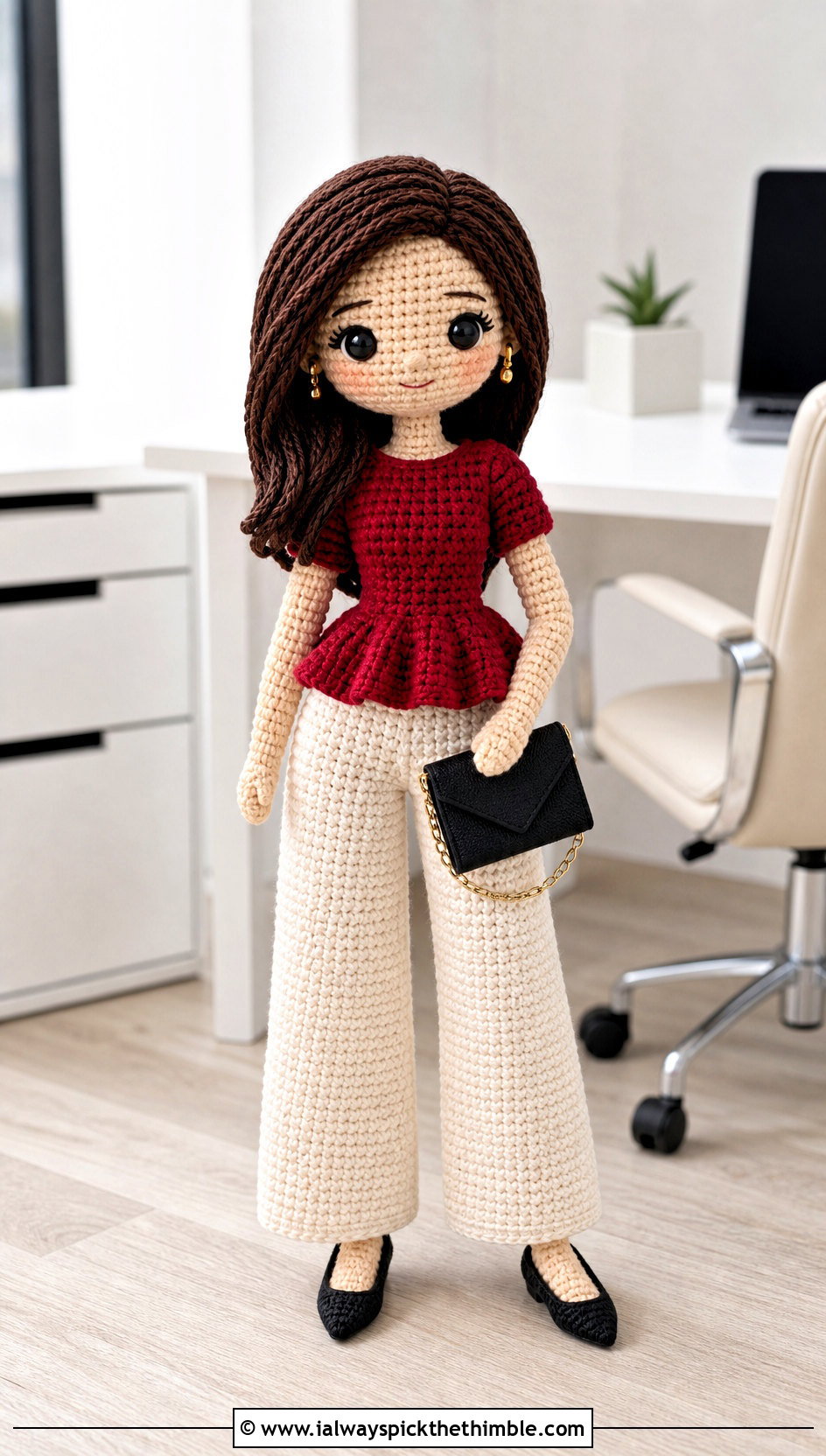 Crochet Amigurumi Doll Peplum Top And Pants Outfit - 20 Crochet Amigurumi Doll Clothes and outfit ideas