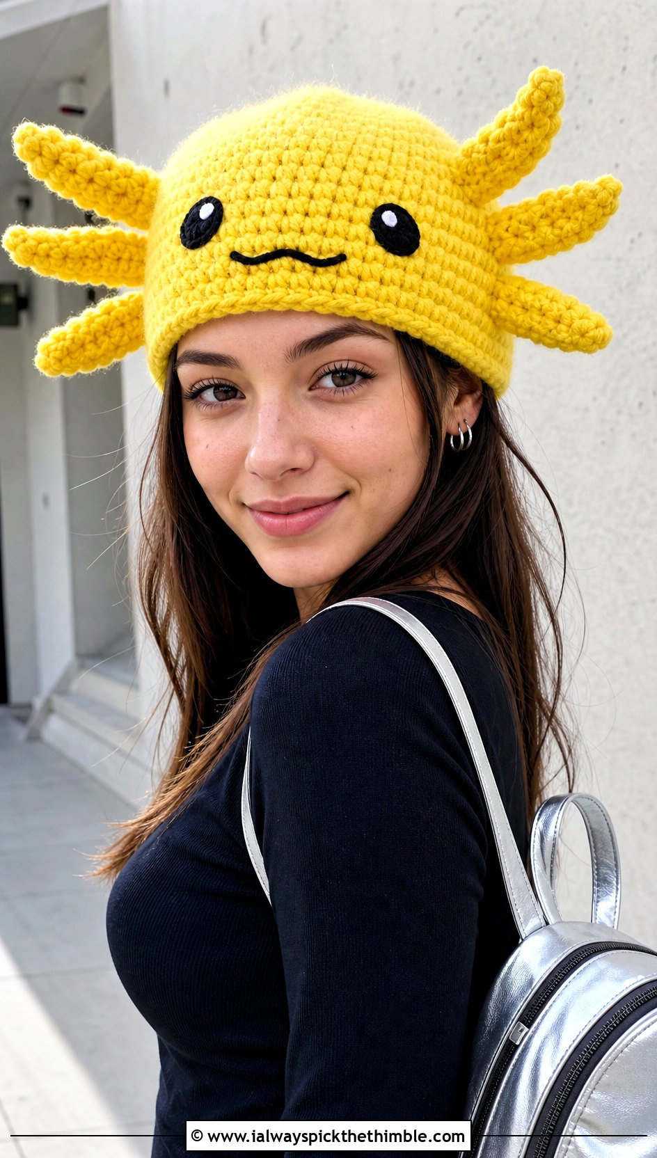 Crochet Axolotl Amigurumi Hat With Cargo Skirt - 20 crochet amigurumi hat outfit ideas