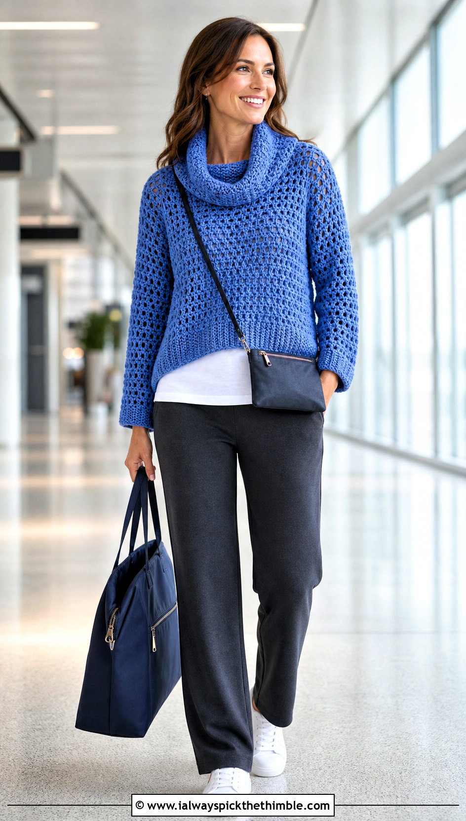 Crochet Azel Pullover With Knit Travel Pants - 15 Crochet Azel Pullover outfit ideas