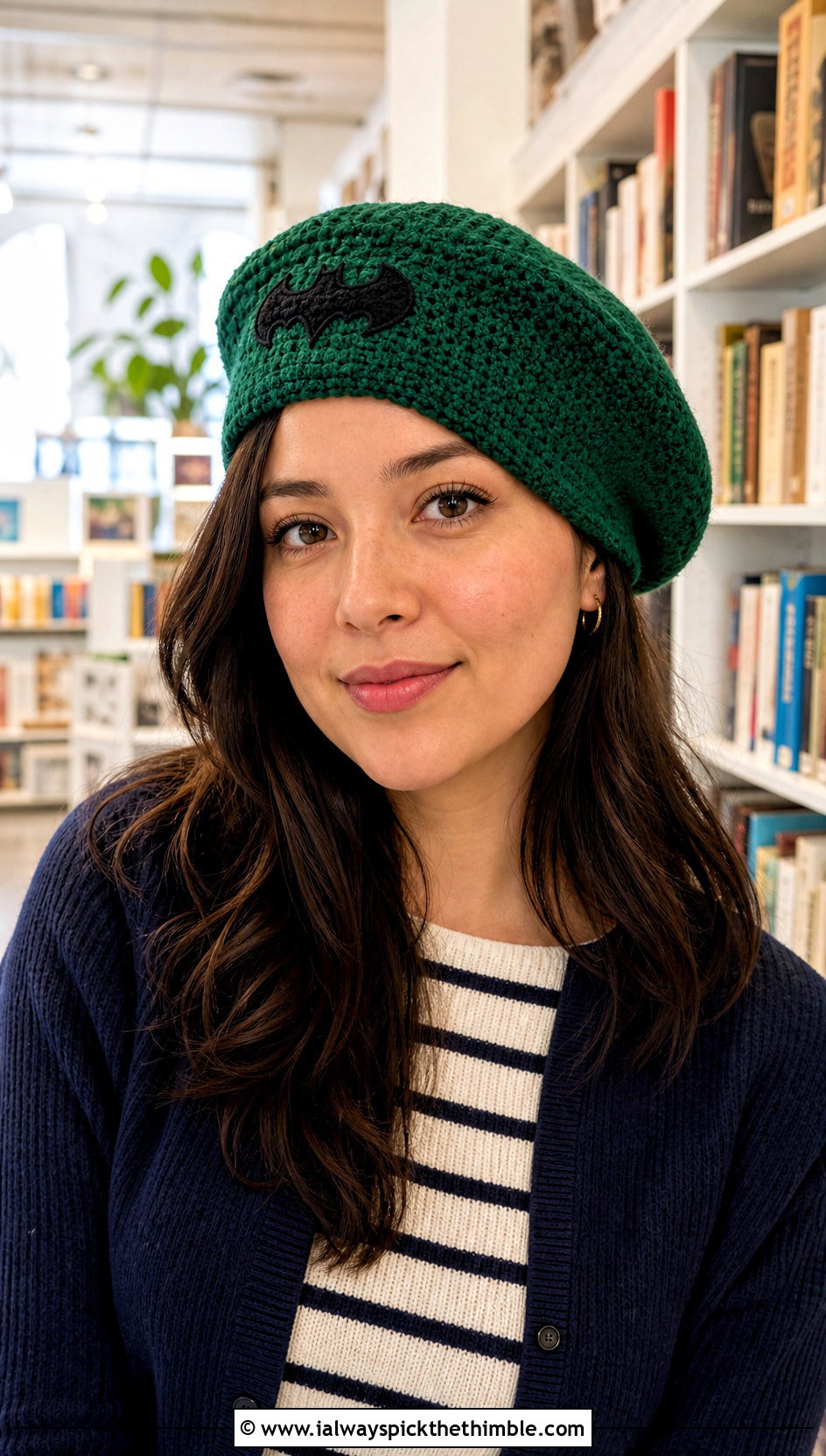 Crochet Batman Beret Hat With Striped Knit Outfit - 25 crochet batman hat outfit ideas