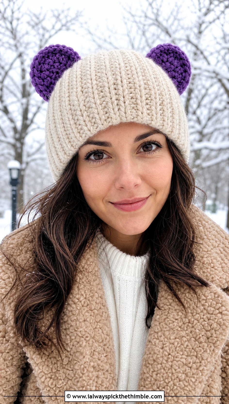 Crochet Bear Ear Hat Topper With Teddy Jacket - 20 Crochet Hat Toppers Ideas