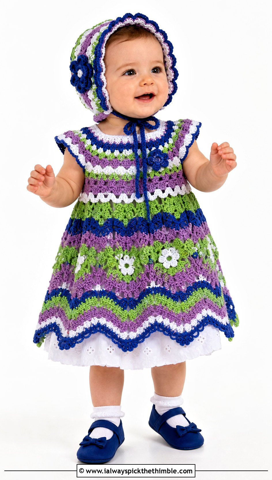 Crochet Blessing Dress And Bonnet Set With Soft Shoes - 15 Crochet Blessing Dress outfit ideas
