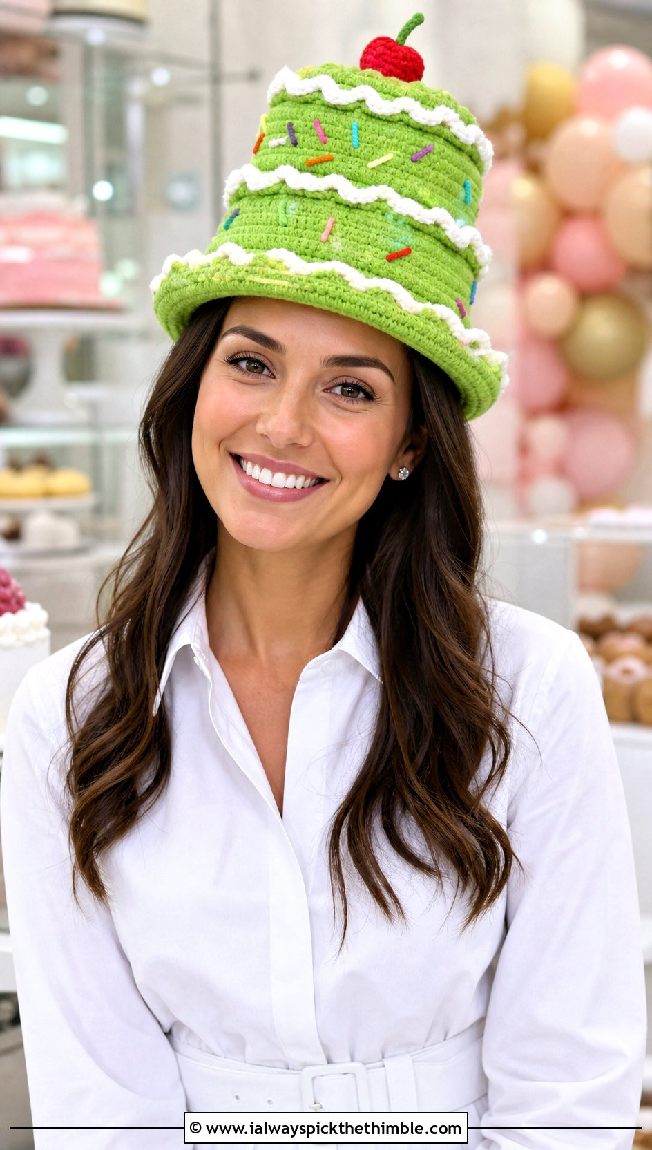 Crochet Cake Birthday Hat With Shirt Dress - 20 Birthday Crochet Hat outfit ideas