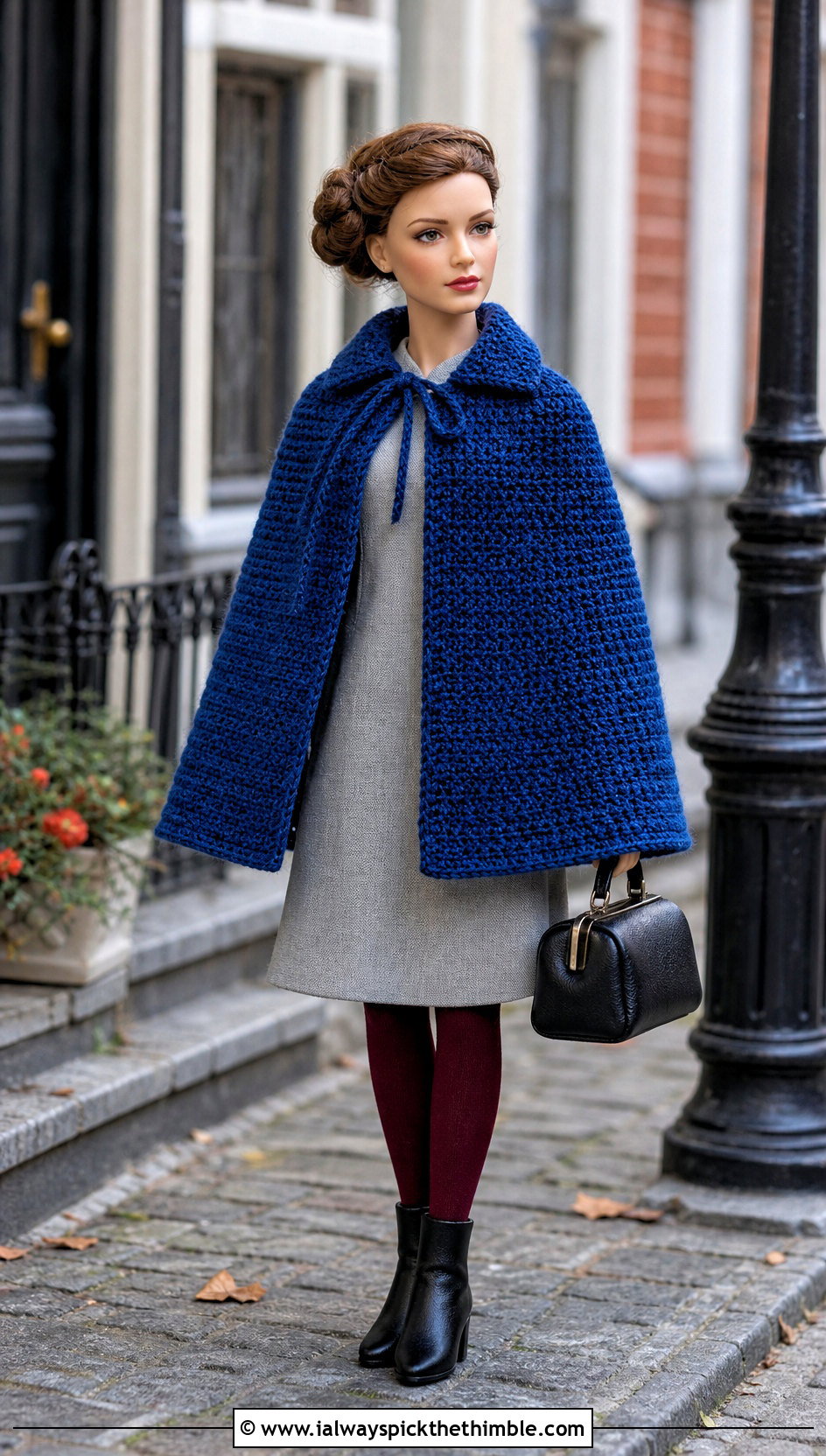 Crochet Cape With Shift Dress - 25 crochet doll clothes and outfit ideas