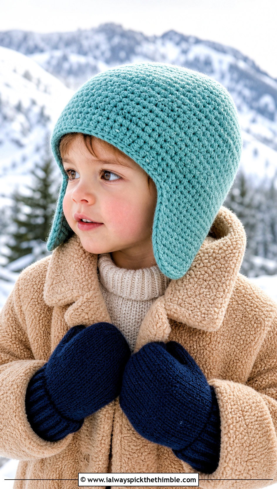 Crochet Childs Aviator Hat With Sherpa Coat - 20 crochet childs hat outfit ideas