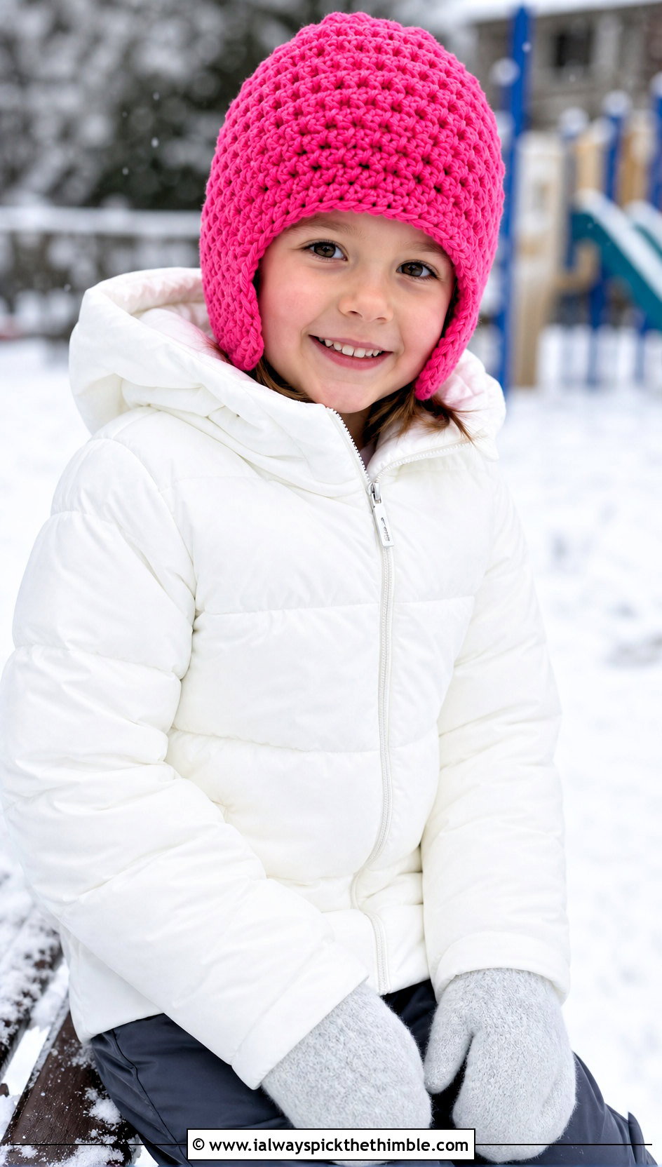 Crochet Childs Trapper Hat With Parka And Snow Pants - 20 crochet childs hat outfit ideas
