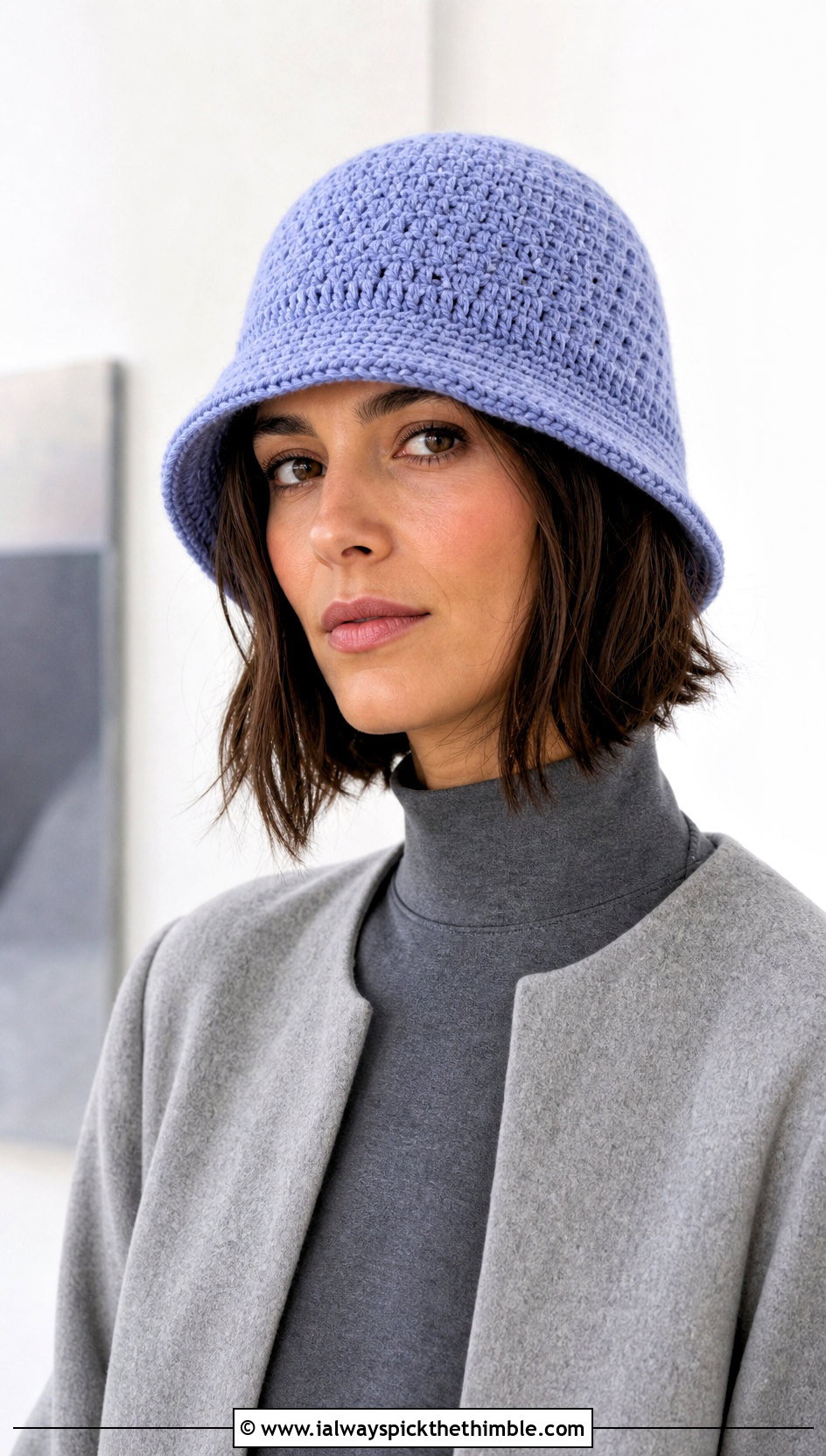 Crochet Cloche Hat With Minimal Midi Outfit - 20 Unisex Crochet Hat outfit ideas