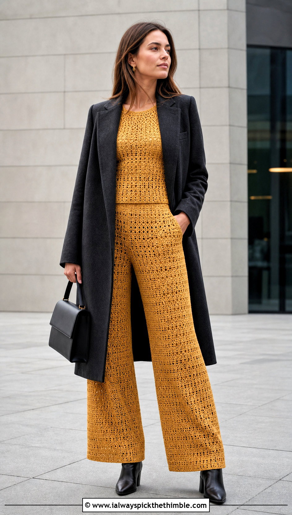 Crochet Co Ord Set With Long Coat - 20 crochet witchy clothes and outfit ideas