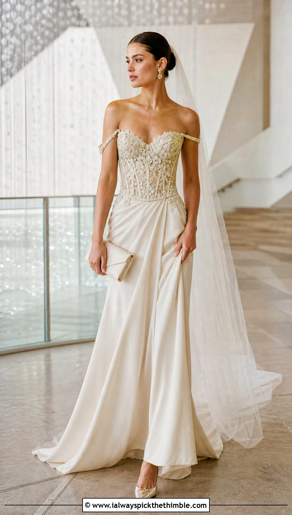 Crochet Corset Bodice Wedding Dress - 20 Handmade Crochet Wedding Dress outfit ideas