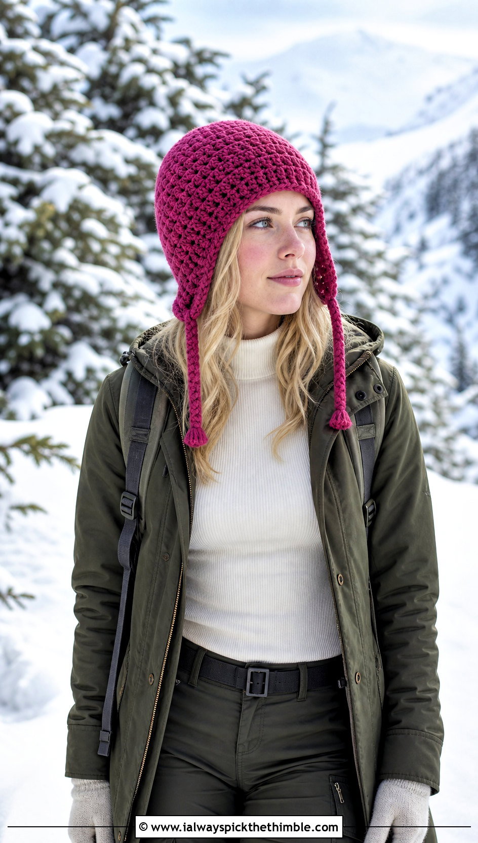 Crochet Earflap Hat With Parka And Utility Pants - 20 Cool Crochet Hat Ideas