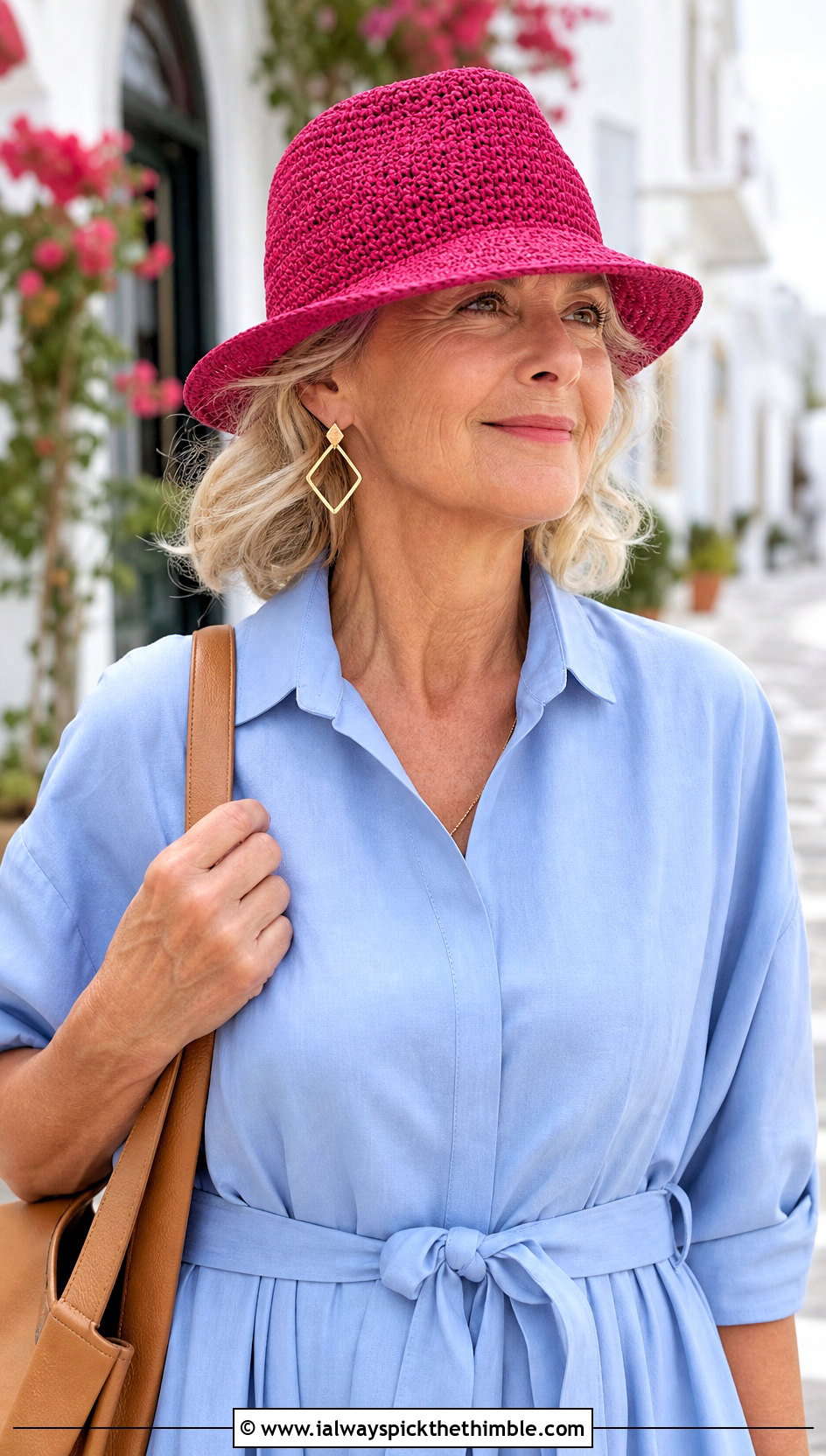 Crochet Fedora Hat With Shirt Dress - 20 Crochet Hat For Grandma outfit ideas