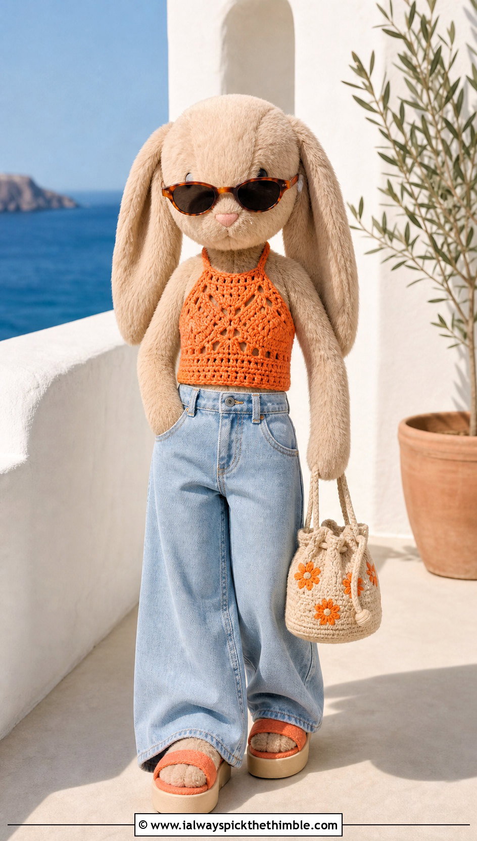 Crochet Halter Top With Wide Leg Jeans - 25 crochet jellycat clothes and outfit ideas