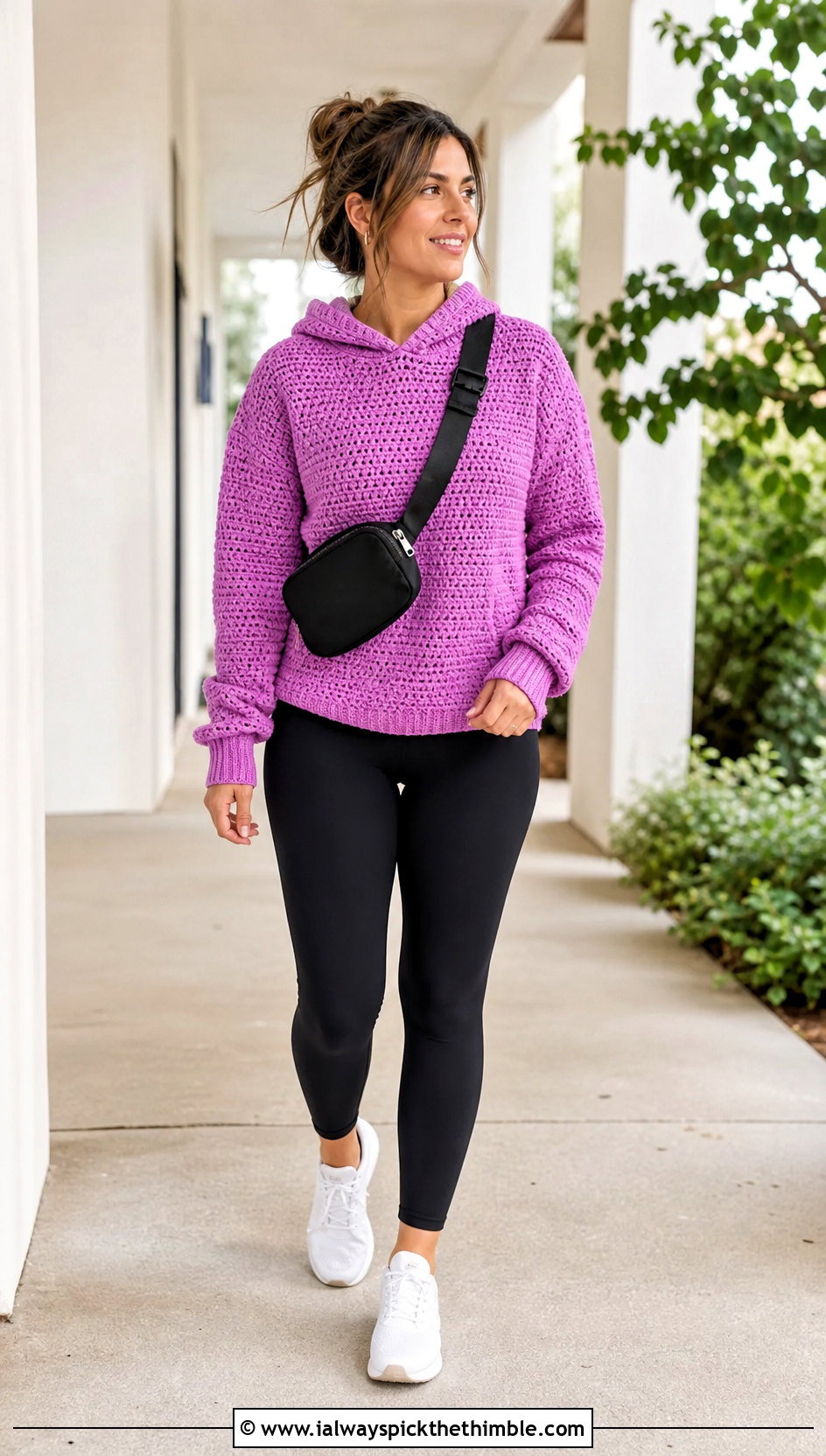 Crochet Hooded Pullover With Leggings - 25 diy crochet clothes and outfit ideas