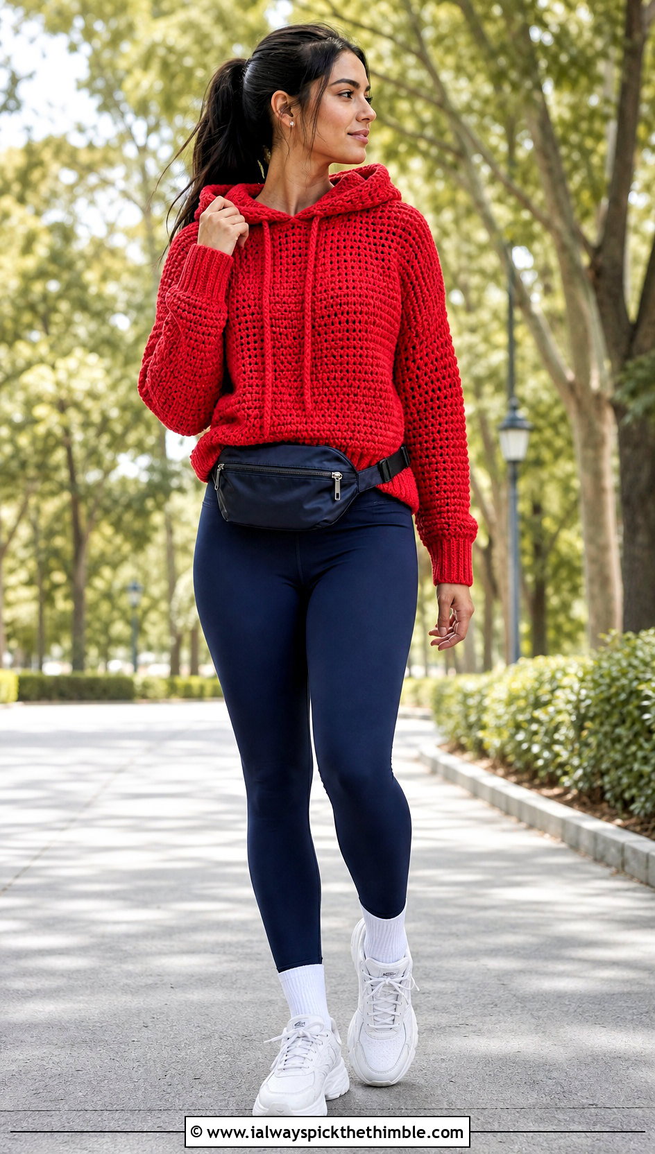 Crochet Hooded Sweater With Leggings - 20 unique crochet clothes and outfit ideas