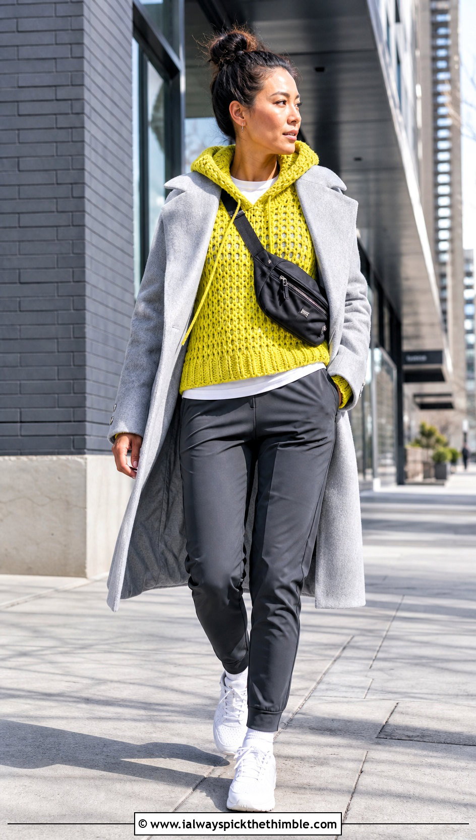 Crochet Hoodie Top With Track Pants - 20 crochet fall tops outfit ideas