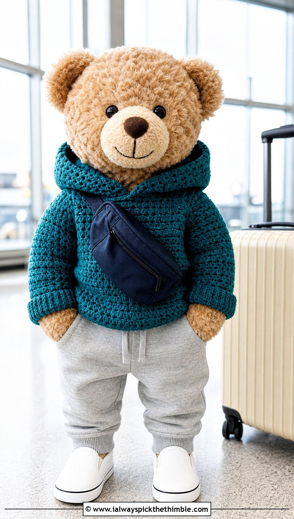 Crochet Hoodie With Jogger Pants - 25 crochet teddy clothes and outfit ideas