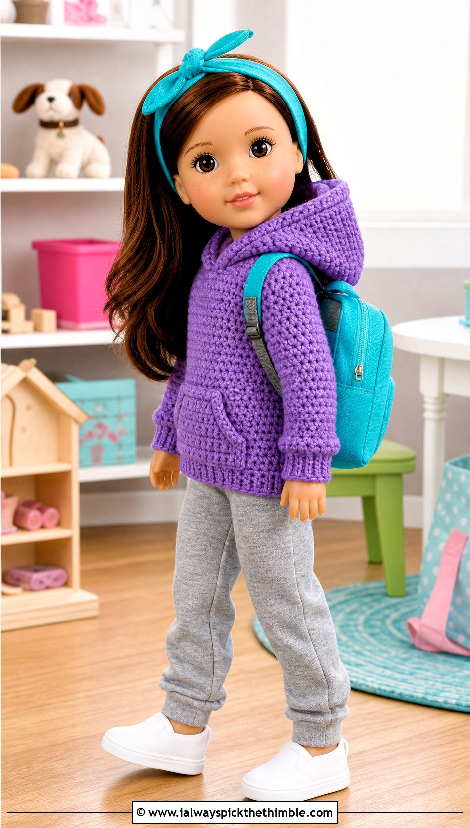 Crochet Hoodie With Joggers - 15 Crochet Wellie Wishers Doll Clothes and outfit ideas