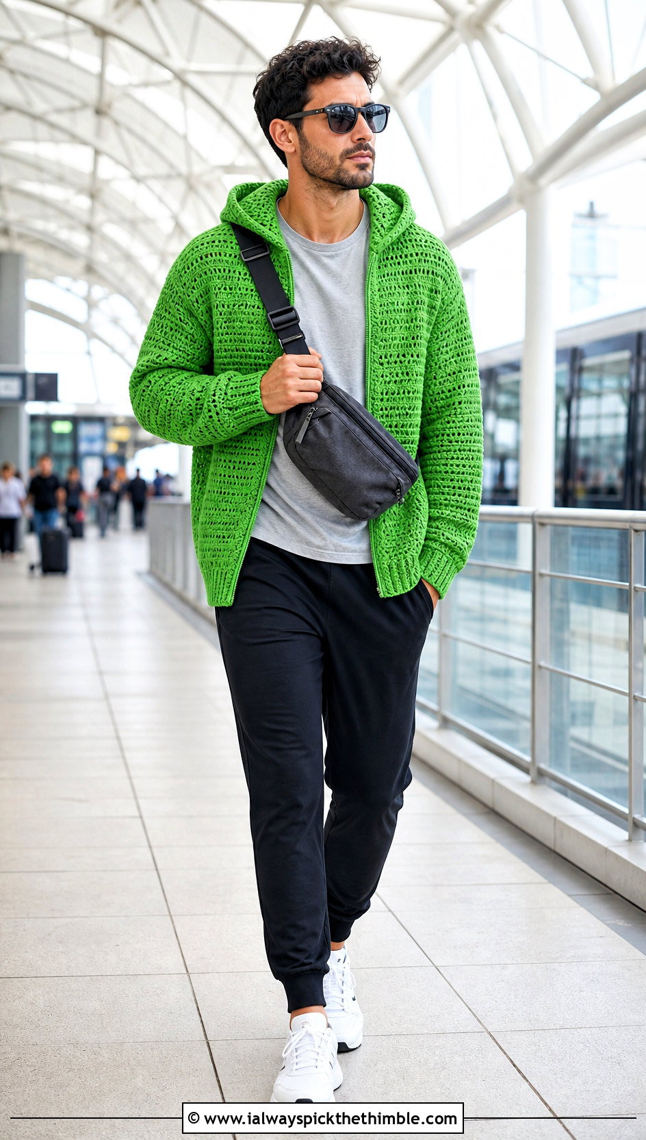 Crochet Hoodie With Track Pants - 20 Crochet Guys Clothes and outfit ideas