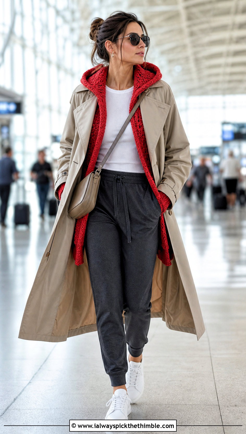 Crochet Hoodie With Track Pants And Trench Coat - 25 crochet winter clothes and outfit ideas